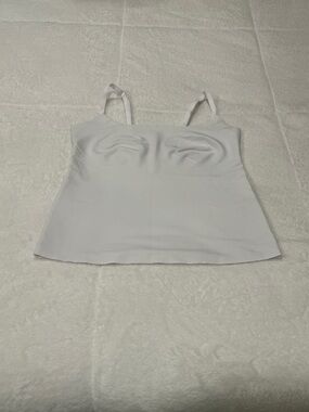 Women’s White Strappy Tank Top
